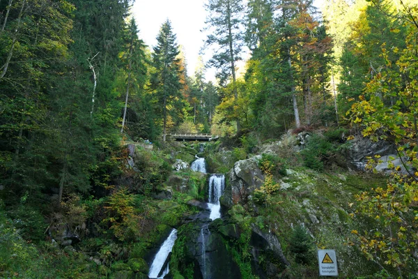Baden Württemberg 2018 Triberger Wasserfall Höchster Wasserfall Deutschlands Schwarzwald — Stockfoto