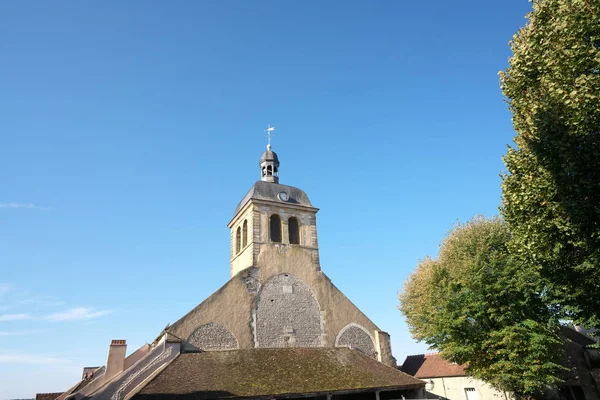 Vezelay France October 2018 Saint Pierre Street Basilica Sainte Marie — Stock Photo, Image