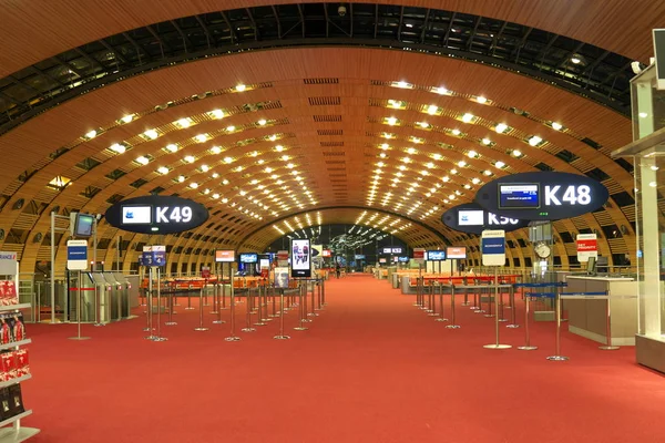 Roissy France France October 2018 Paris Charles Gaulle Airport Terminal — Foto de Stock