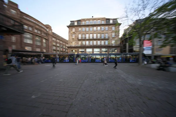 Štrasburk Francie Října 2018 Tramvaj Štrasburku Francii — Stock fotografie