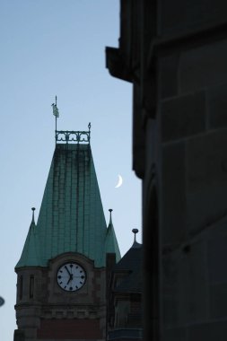 Colmar, Fransa-Ekim 13, 2018: Sncf Colmar İstasyonu akşam