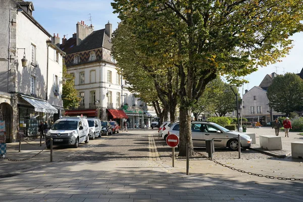 Beaune France October 2018 Market Next Place Halle Beaune France — стоковое фото