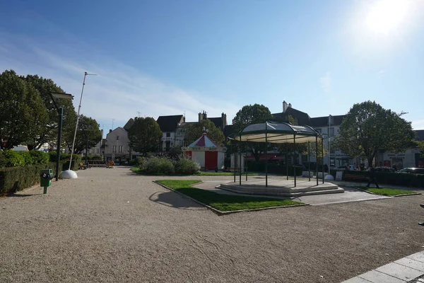 Beaune Franța Octombrie 2018 Piața Lângă Place Halle Din Beaune — Fotografie, imagine de stoc