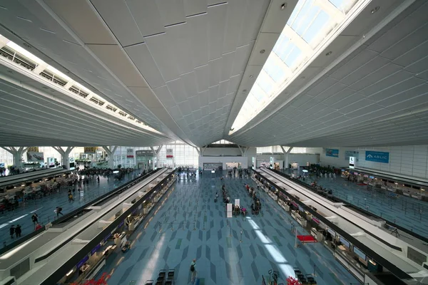 Tóquio Japão Novembro 2018 Terminal Internacional Passageiros Aeroporto Haneda — Fotografia de Stock