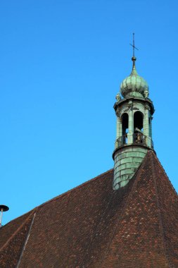 Colmar, Fransa-Ekim 13, 2018: St. Pierre Şapel Colmar, Fransa