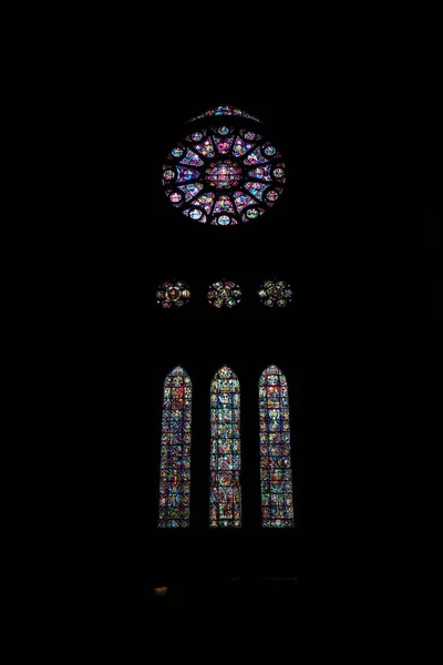 Reims France October 2018 Drinnen Der Kathedrale Von Notre Dame — Stockfoto
