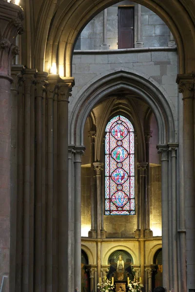 Dijon France Octobre 2018 Intérieur Église Notre Dame Dijon Église — Photo