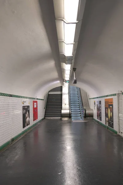 París Francia Octubre 2018 Estación Metro Saint Lazare París Francia — Foto de Stock