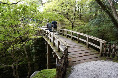 Kyoto, Japonya-Eylül 6, 2015: Shugakuin İmparatorluk Villa ya da Shugakuin Rikyu Kyoto Güz