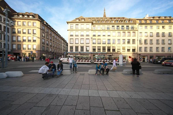 Štrasburk Francie Října 2018 Grandes Arkádami Ulice Spojující Náměstí Kleber — Stock fotografie
