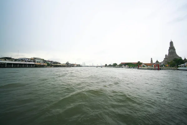 Bangkok Tailandia Diciembre 2018 Vista Del Río Chao Phraya Desde —  Fotos de Stock