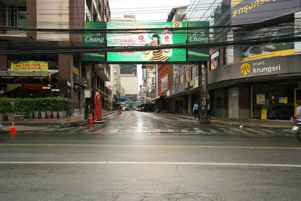 Bangkok Thaïlande Décembre 2018 Une Scène Matinale Rue Patpong Bangkok — Photo