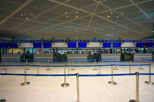 Chiba Japon Décembre 2018 Aéroport International Narita Terminal Hall Entrée — Photo