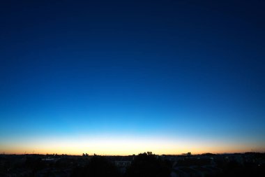 Tokyo, Japonya-Aralık 19, 2018: Mavi gökyüzü Lucifer veya kış aylarında sabah yıldızı