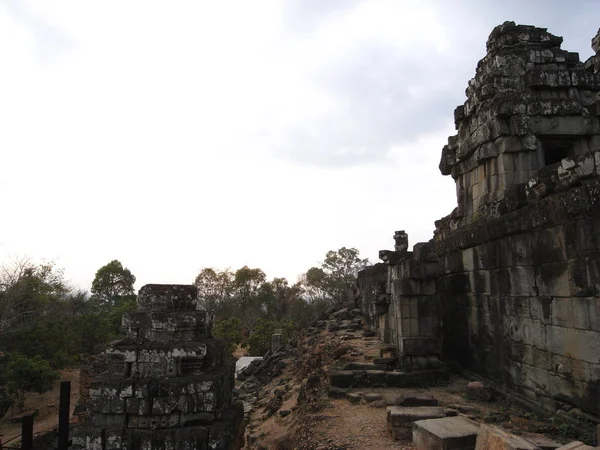 柬埔寨 2008年3月9日 金巴肯 2008年 修复工作开始前 — 图库照片