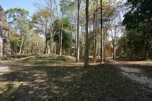 Kampong Thom Kambodja Januari 2019 Ett Förstörda Tempel Vid Prasat — Stockfoto