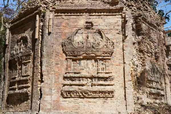 柬埔寨磅同市 2019年1月12日 柬埔寨桑博普雷库普恩的一座名为 S10 的寺庙 — 图库照片