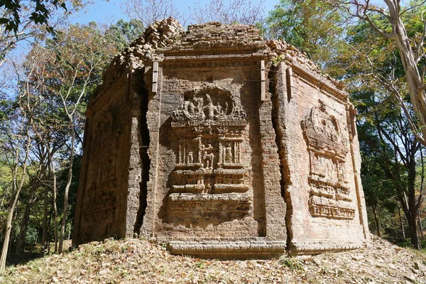 柬埔寨磅同市 2019年1月12日 柬埔寨桑博普雷库普恩的一座名为 S10 的寺庙 — 图库照片