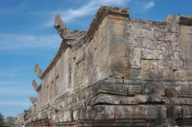Preah Vihear, Kamboçya-Ocak 10, 2019: Sarayı ve üçüncü Gopura Preah Vihear Tapınağı, Kamboçya