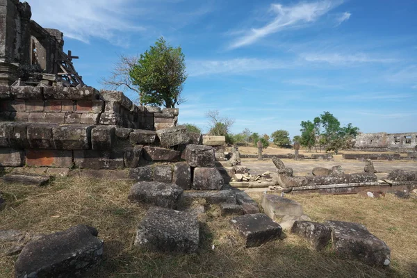 Преах Вихеар Камбоджа Января 2019 Года Вторая Гопура Храма Преах — стоковое фото