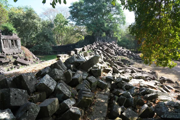 Siem Reap Kambodja Januari 2019 Den Kollapsade Galleri Beng Mealea — Stockfoto