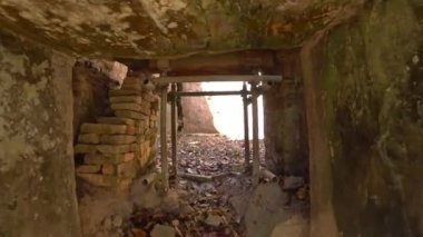 Prasat Sambour, Kamboçya-Ocak 12, 2019: içinde bir Octagonal Prasat Sambour Kamboçya'daki bir kule