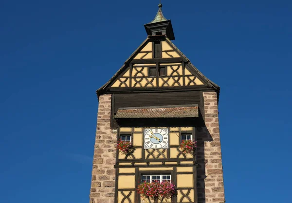 Riquewihr France October 2018 Schöne Häuser Riquewihr Elsass France Eines — Stockfoto