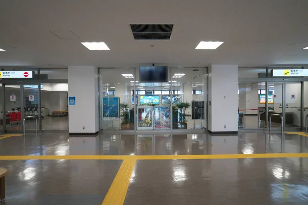 Amami Οσίμα Ιαπωνία Απριλίου 2019 Πύλη Άφιξης Αεροδρομίου Amami Στο — Φωτογραφία Αρχείου