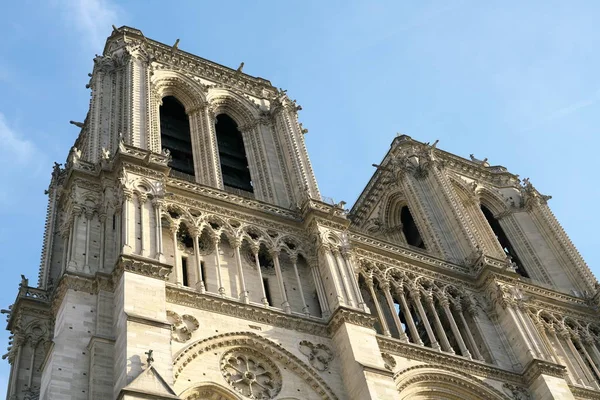 Paris França Novembro 2016 Gárgulas Lado Noroeste Catedral Notre Dame — Fotografia de Stock