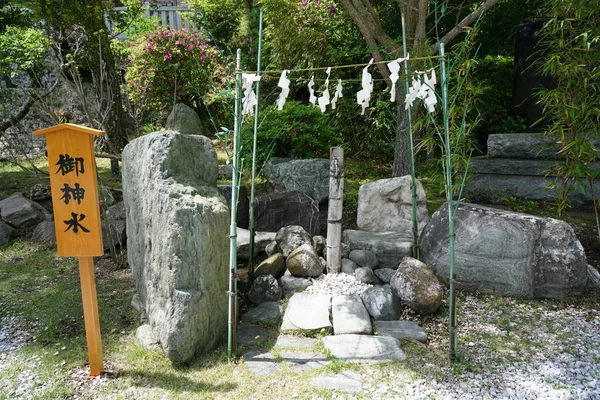 2019年4月28日 千葉県高部神社日本で唯一の神社で 料理と台所を崇拝 — ストック写真