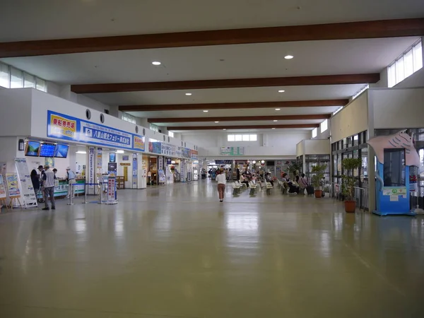 Okinawa Giappone Maggio 2019 Terminal Dei Traghetti Ishigaki Nell Isola — Foto Stock