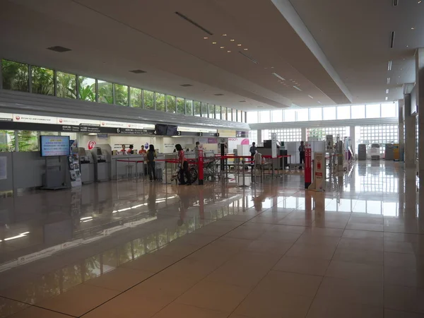 Okinawa Japón Junio 2019 Lobby Check Del Aeropuerto Painushima Ishigaki —  Fotos de Stock