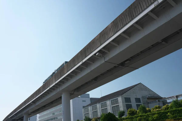 Aichi Japan June 2019 Guideway Bus System Guided Busway Yutorito — Stock Photo, Image