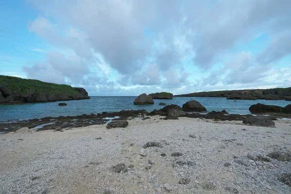 日本石岛 2019年6月29日 日出后 位于石原岛的中野岛海滩 — 图库照片
