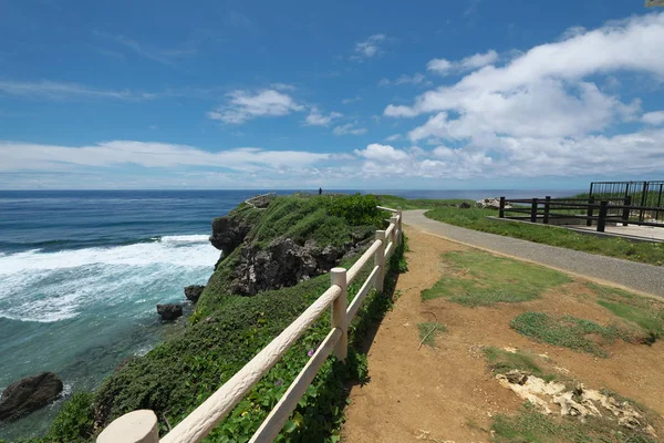 Miyako Island Japán Június 2019 Pacific Ocean Nézett Higashi Hennazaki — Stock Fotó