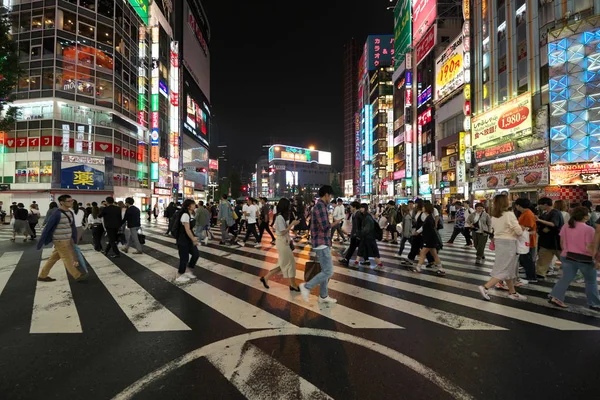 Tokyo Japan Juli 2019 Övergångsställe Nära Kabukicho Shinjuku Tokyo Japan — Stockfoto