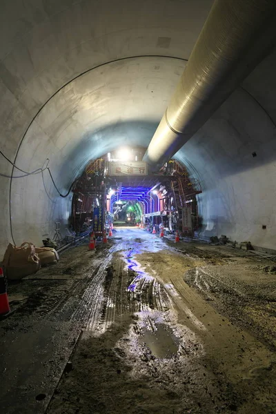 Kanagawa Japan July 2019 New Tomei Expressway Tanigayama Tunnel Construction — Stock Photo, Image