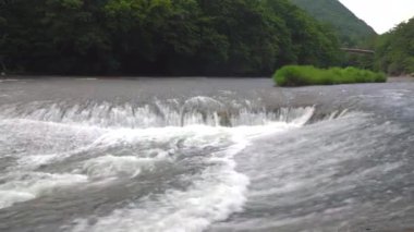 Tokyo, Japonya-Temmuz 24, 2019: Fukiware Gunma Prefecture düşüyor