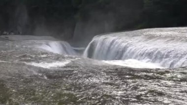 Tokyo, Japonya-Temmuz 24, 2019: Fukiware Gunma Prefecture düşüyor