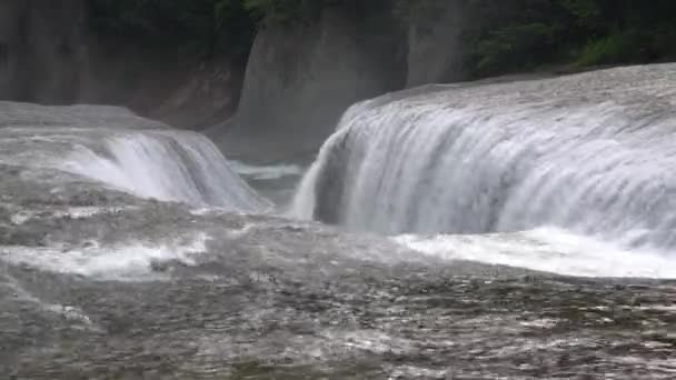 Tokyo Japan July 2019 Fukiware Falls Gunma Prefecture — Stock Video