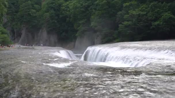 Tokyo Japan Juli 2019 Fukiware Falls Gunma Prefektur — Stockvideo