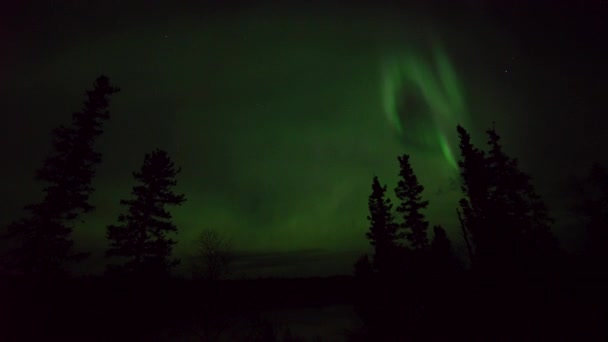 Yellowknife Canadá Agosto 2019 Ação Vivo Tempo Real Não Lapso — Vídeo de Stock