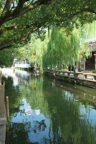 Zhouzhuang China Septiembre 2019 Callejón Canal Municipio Zhouzhuang Suzhou China —  Fotos de Stock