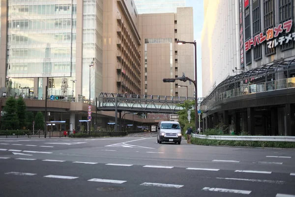 Osaka Japan September 2019 Geschäftiges Kommerzielles Gebiet Nördlich Der Osaka — Stockfoto