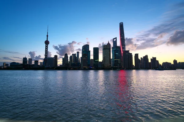 Shanghai Cina Settembre 2019 Veduta Dei Grattacieli Pudong New Area — Foto Stock