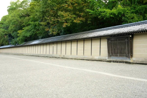 Kyoto Japón Septiembre 2019 Murallas Exteriores Del Palacio Imperial Kyoto — Foto de Stock