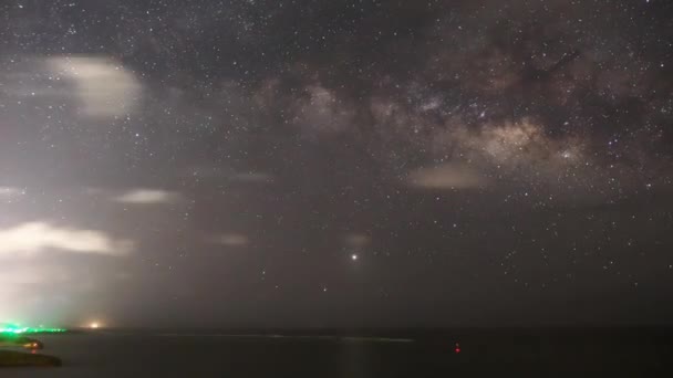 Okinawa Japon Juin 2020 Voie Lactée Observée Sur Île Miyakojima — Video