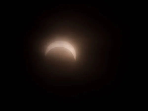 Okinawa Japan June 2020 Partial Solar Eclipse Observed Miyakojima Island — Stock Photo, Image