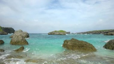 Okinawa, Japonya-22 Haziran 2020: Shimojishima Adası, Okinawa, Japonya