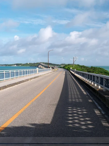 Окинава Япония Июня 2020 Года Мост Икема Соединяющий Остров Миякодзима — стоковое фото